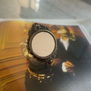 Vintage Style Ornate Mirror Ring